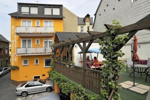 Weinstube Pension Moselblümchen Zeltingen-Rachtig Exterior foto